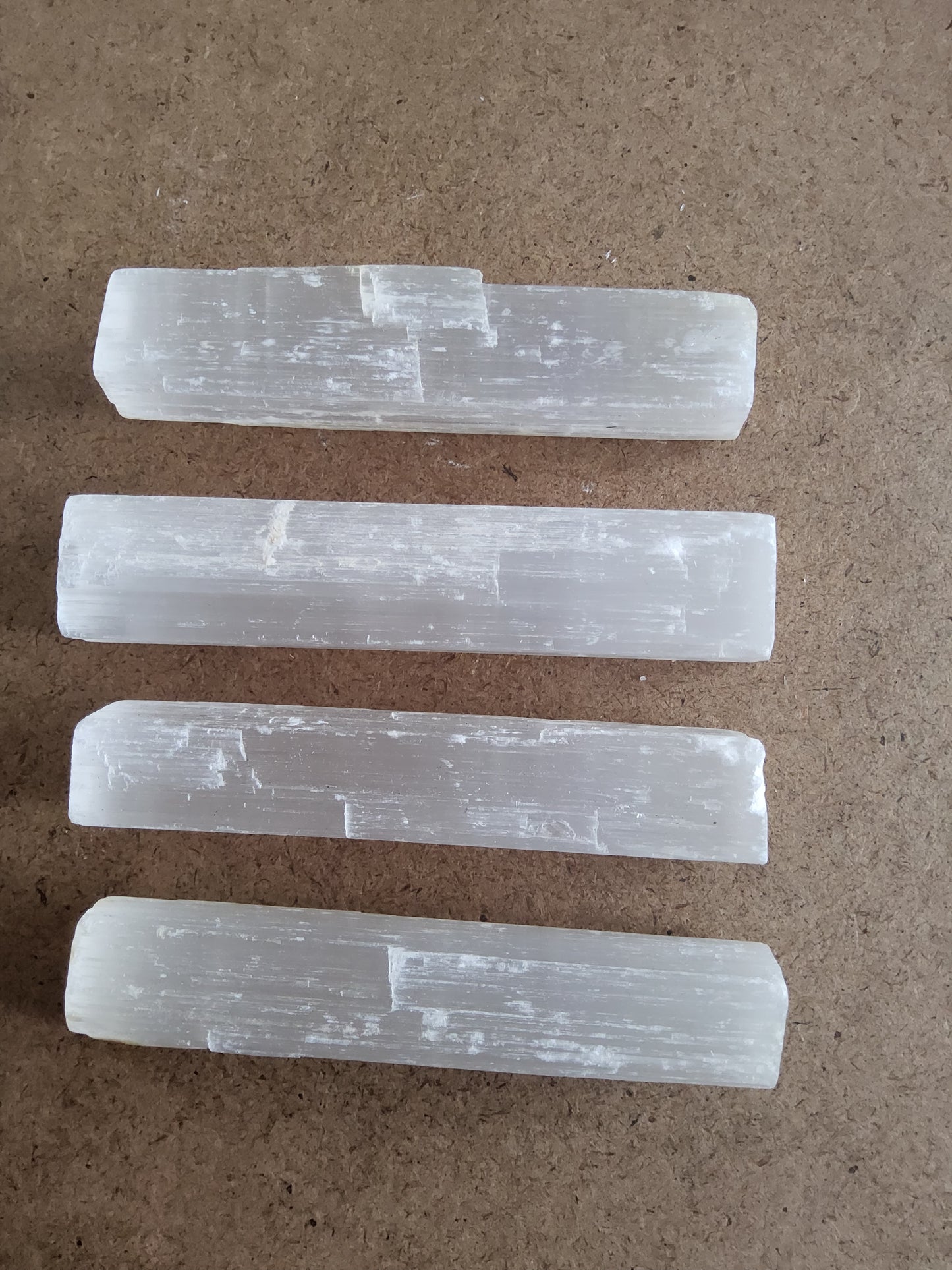 Natural Selenite Crystal Stick White Quartz Unpolished Rough 4-5cm