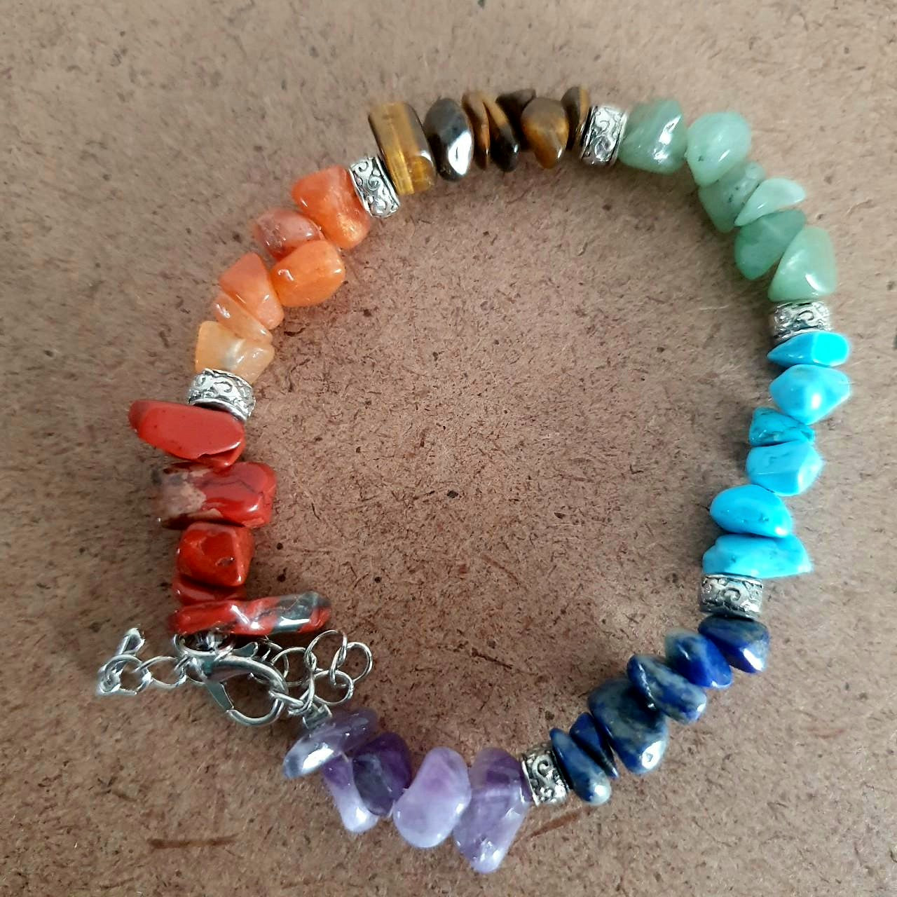 Handmade Reiki Charged Crystal Chakra Healing Bracelet